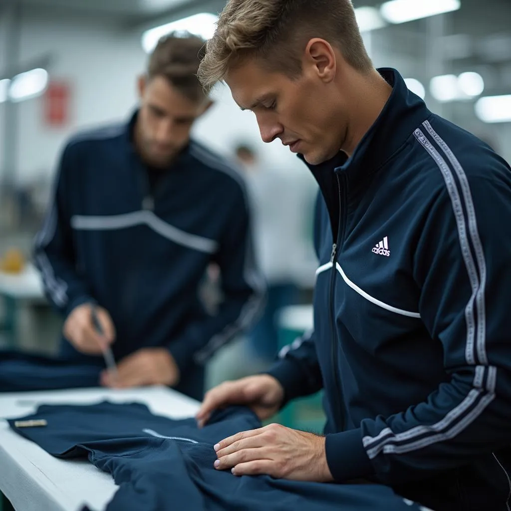 Náš výrobní proces sportovních souprav